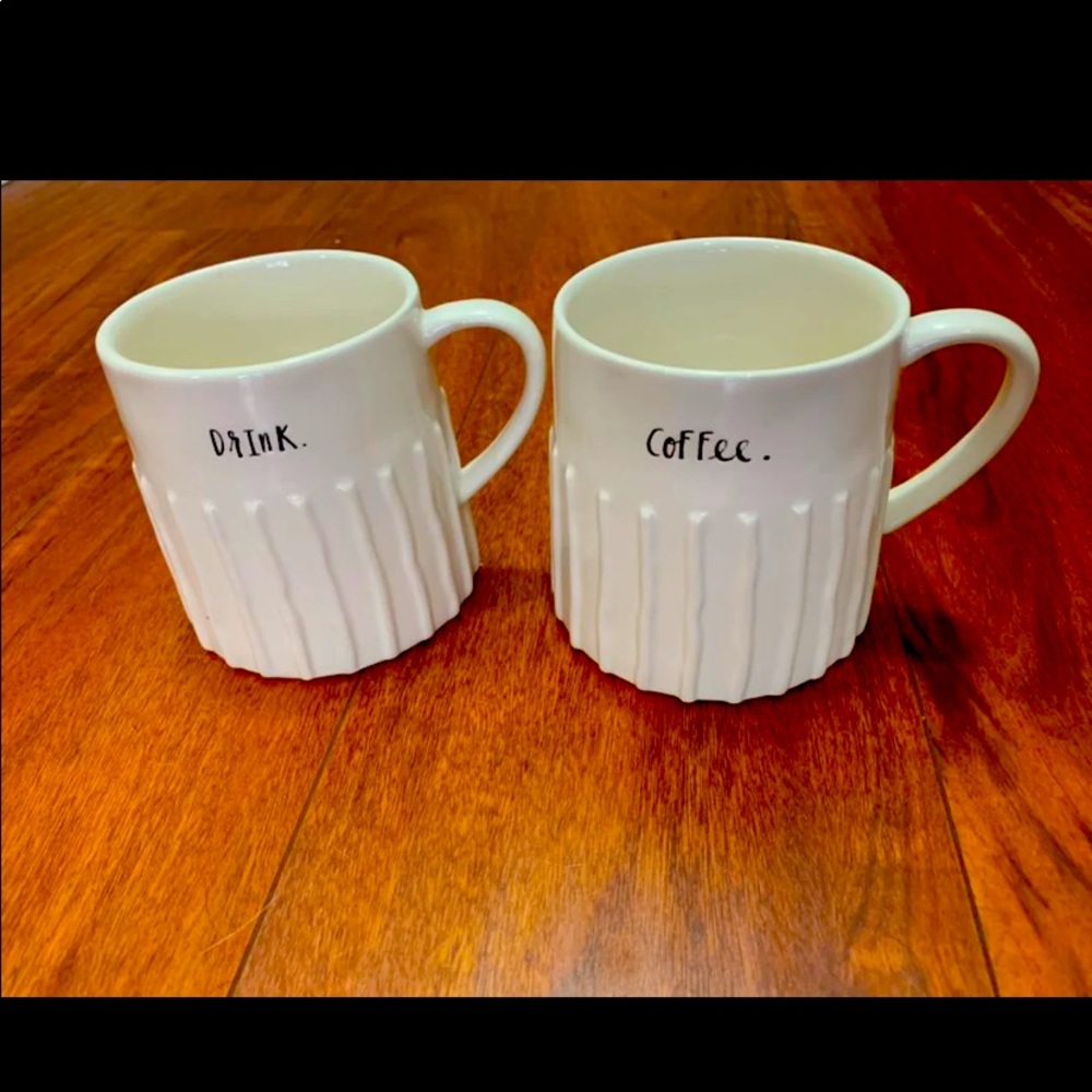 Re Dunn Pleated Mugs - Drink & Coffee Set (2)